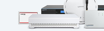 Header banner with LANCOM Wireless LAN products
