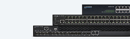Collage of LANCOM Network Switches