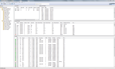 User interface LANCOM WLANmonitor screenshot