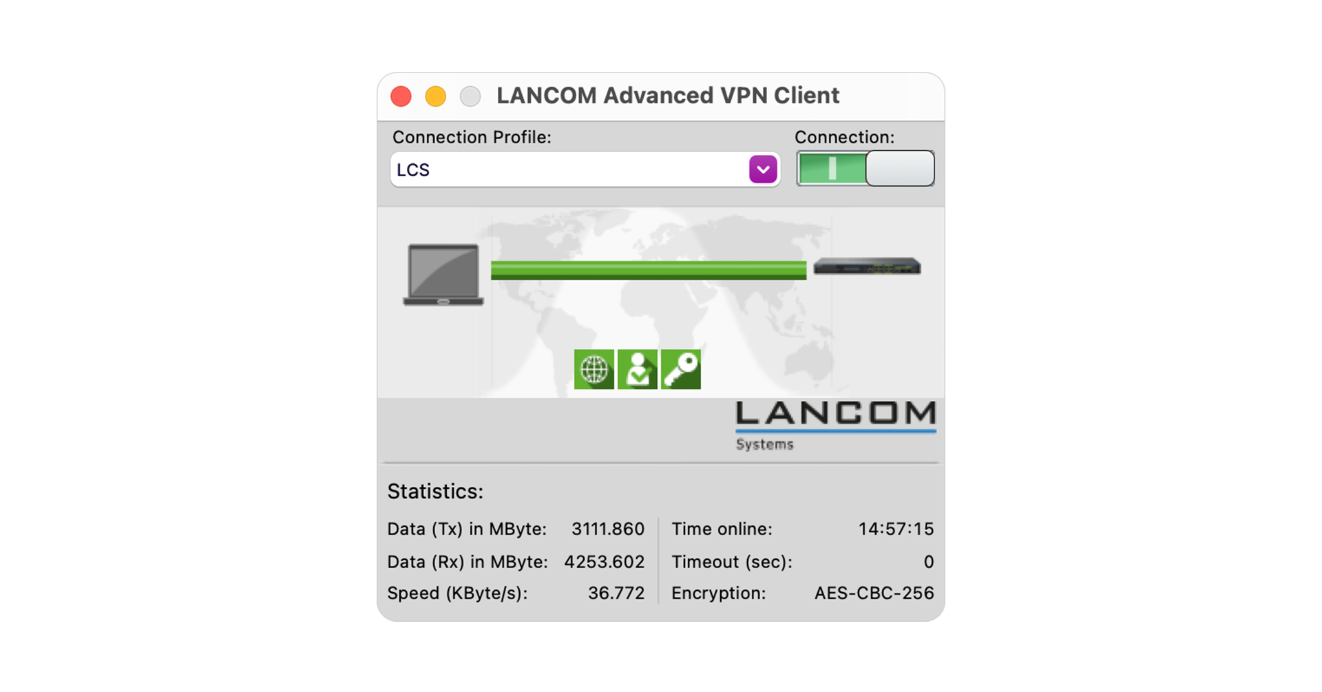 LANCOM Advanced VPN Client macOS: LANCOM Systems GmbH