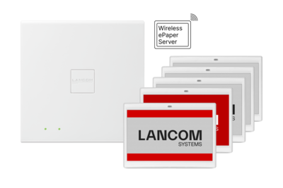 Product photo LANCOM Wireless ePaper Room Signage Set