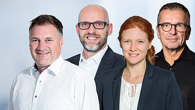 The LANCOM international team Michel Woudstra, Nick Pelckmans, Jessica Strobl & Lutz Linzenmeier
