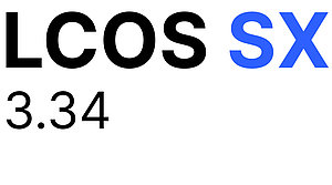 Logo of the LANCOM operating system LCOS SX 3.34