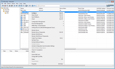 LANconfig configuration interface