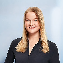 Portrait of LANCOM human resources officer Svenja Storck-Lenzen