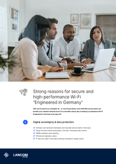 Flyer: Arguments for Wi-Fi Engineered in Germany