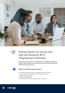 Flyer: Arguments for Wi-Fi Engineered in Germany