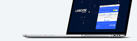 Notebook with LANCOM Trusted Access Client