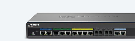 Collage of LANCOM VPN routersund SD-WAN products