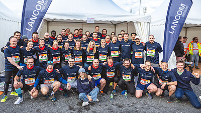 LANCOM employees after the Aix-la-Chapelle B2Run 2024