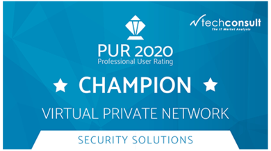 LANCOM as PUR Award Champion in Virtual Private Network Solutions Champion PUR Award in VPN Solutions for LANCOM