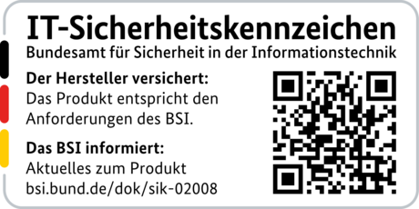 LANCOM 1781EW+ IT Security Label IT Security Label with QR code of the German BSI for LANCOM 1781EW+