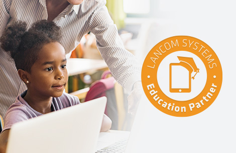Info-Sammlung und geschützte Downloads exklusiv für LANCOM Education Partner Visual LANCOM Education Partner Portal