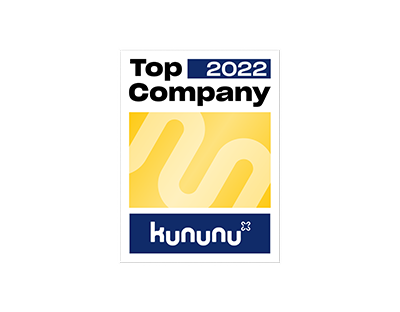 Logo for the Kununu Top Company Award 2022