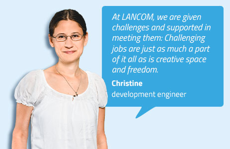 Quote from a development engineer - LANCOM challenges and supports