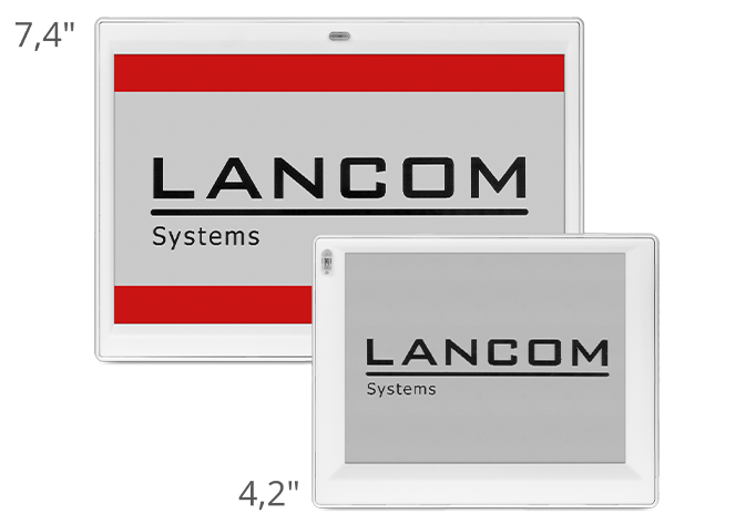 LANCOM Wireless ePaper Displays WDG-3 size comparison LANCOM Wireless ePaper Displays WDG-3