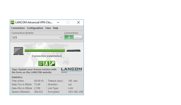 LANCOM Advanced VPN Client Windows