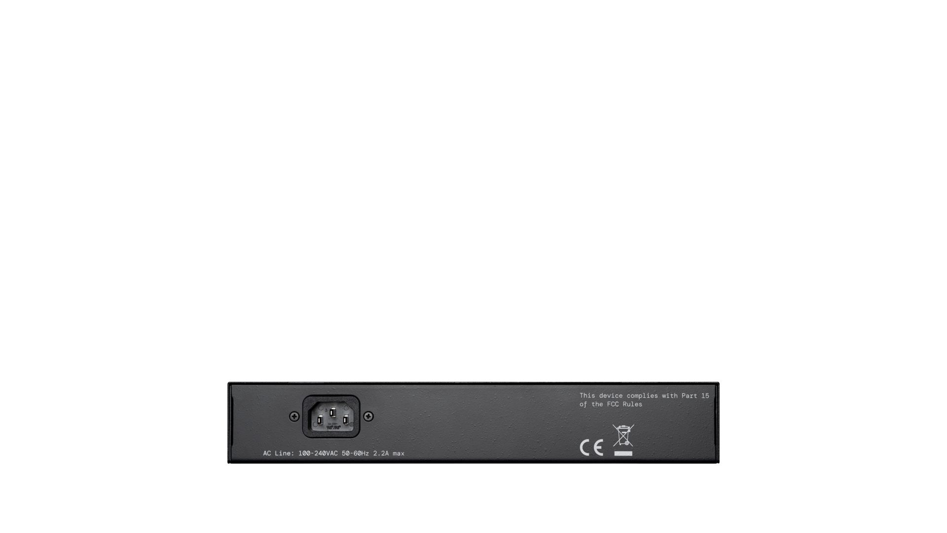 Product photo rear view LANCOM GS-1208P