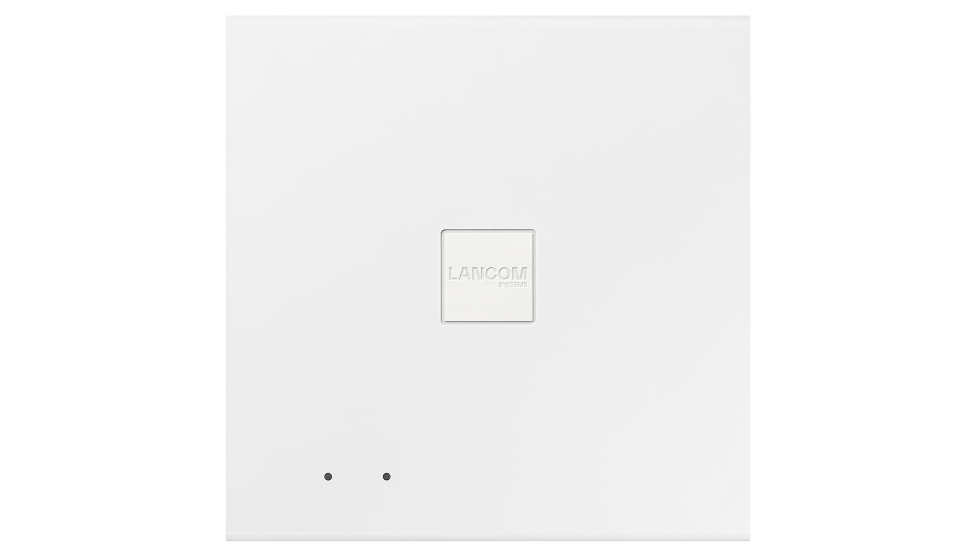 White square access point LANCOM LX-6500E top view