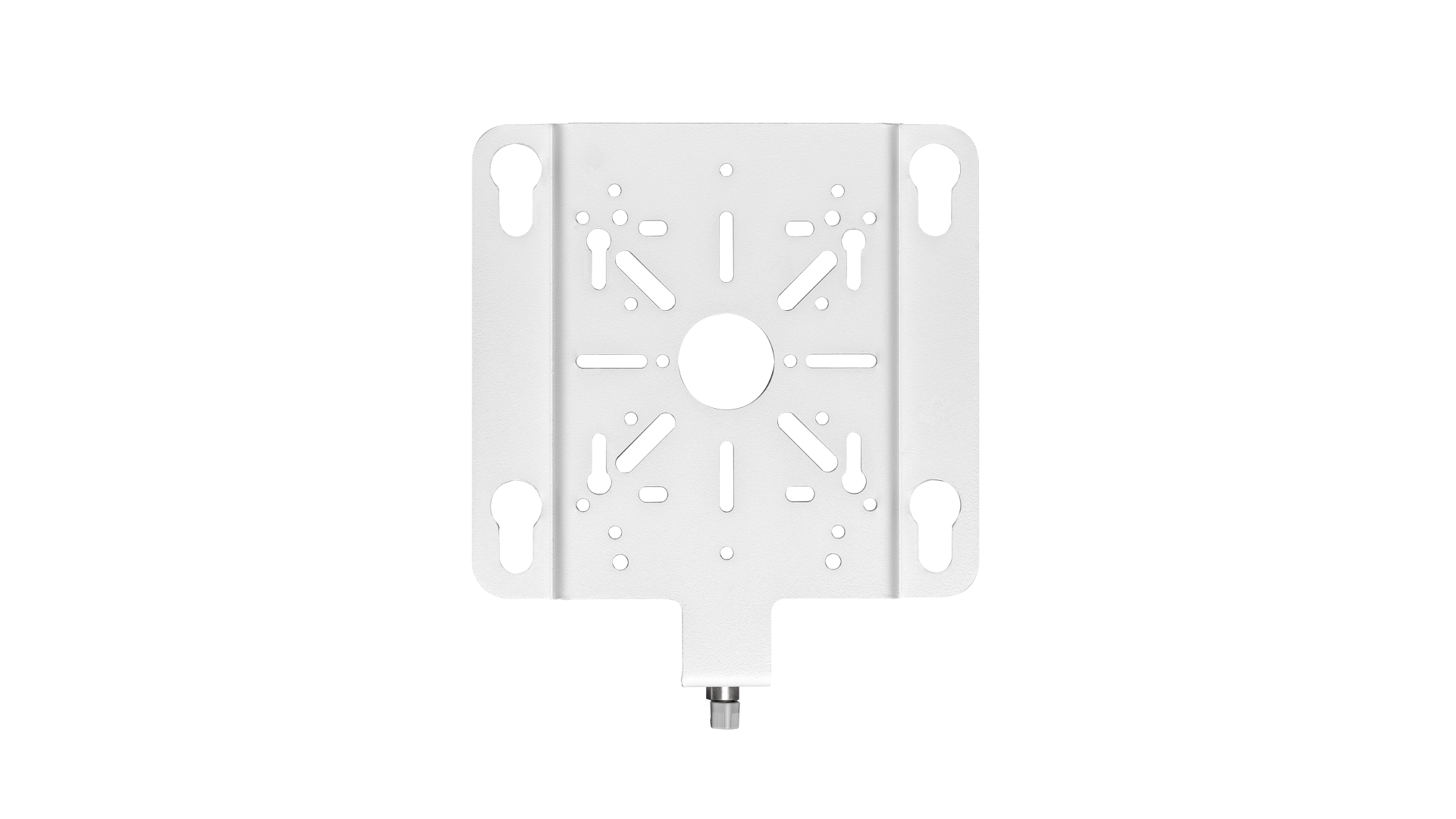 Product picture Front view of low-profile mounting plate