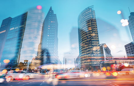 5G technology Smart City equipped with 5G technology