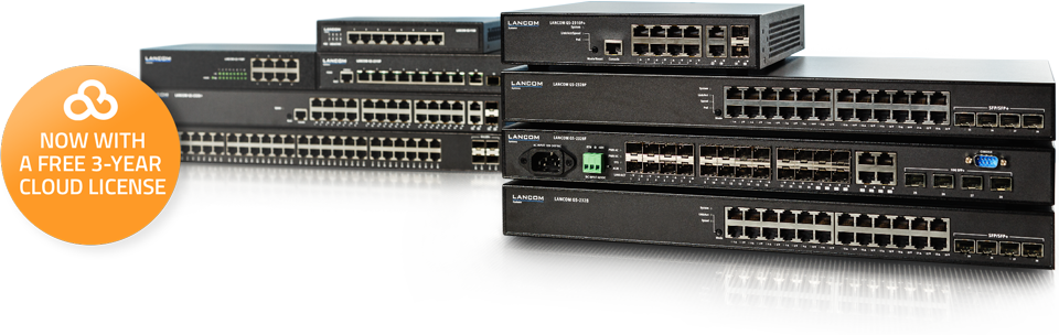 Free 3-year Cloud License for every LANCOM Switch LANCOM Switch Visual